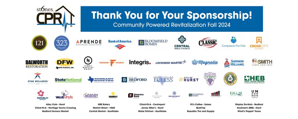 Fall 2024 CPR Fall Blitz Sponsors